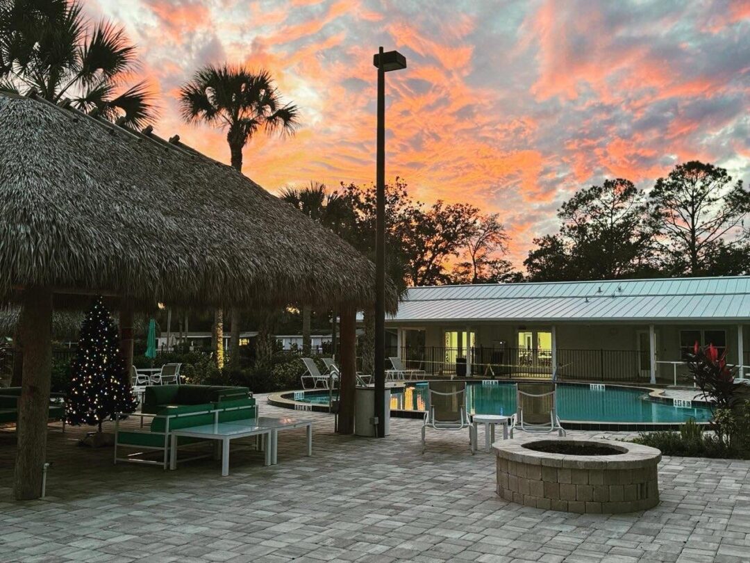Clubhouse at Sunset